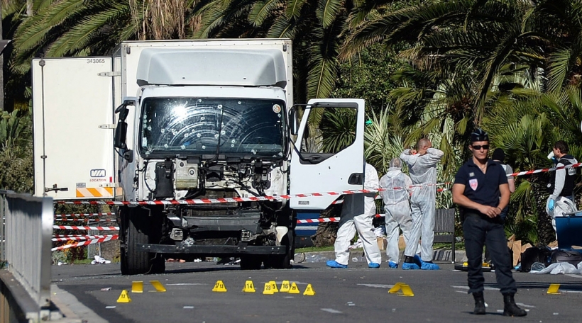 De Camion vun der Attack op der Promenade des Anglais zu Nice