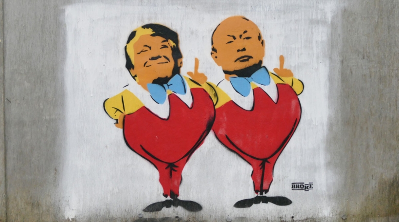 Trump Putin Graffiti