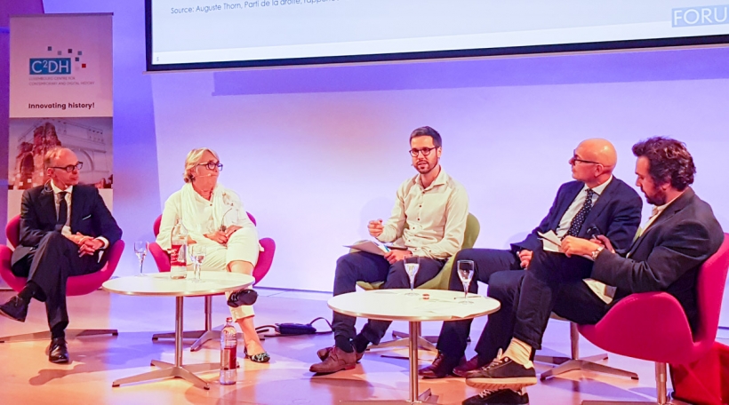 Luc Frieden, Marie-Jeanne Chèvremont-Lorenzini, Thibaud Giddey, Georges Heinrich a Bernard Thomas
