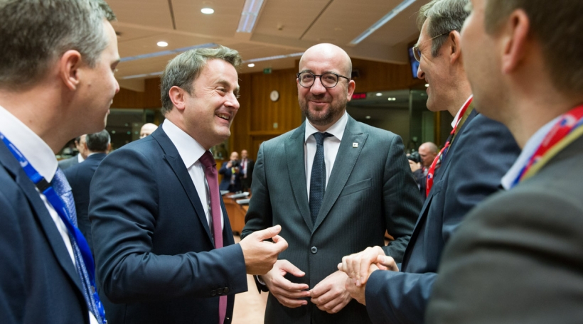 Xavier Bettel a Charles Michel