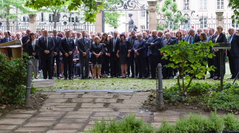 Offiziell Gedenkzeremonie fir Camille Gira