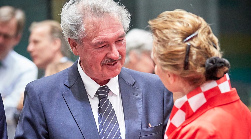 Jean Asselborn um Ausseminister-Conseil, 16.07.2018