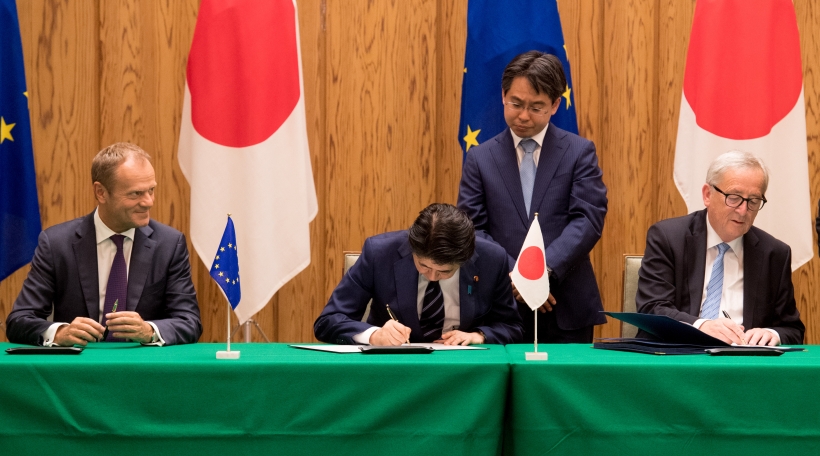 Sginature vum EU-Japan-Fräihandelsaccord