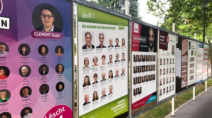 Wahlplakater fir VISUEL Wahlplakater fir VISUEL