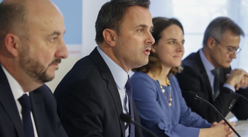 Den Etienne Schneider, de Xavier Bettel, d'Corinne Cahen an de Félix Braz.