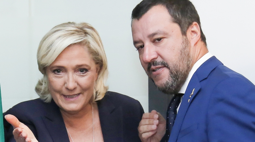 Le Pen, Salvini Le Pen, Salvini