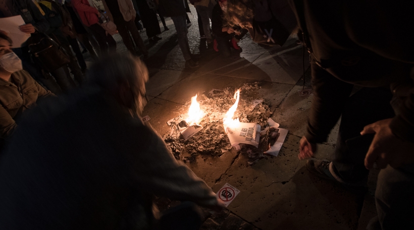 Biller vun der Monarchie gi verbrannt