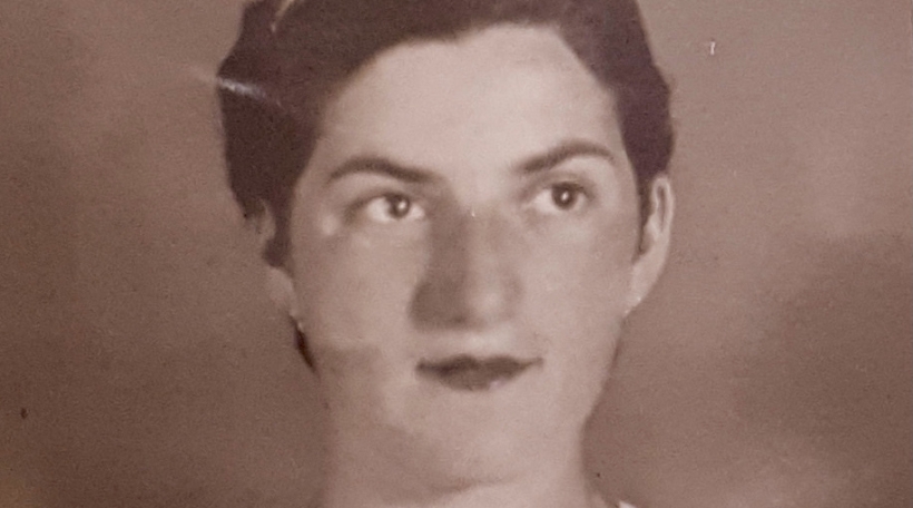 Claire Lukmanski. Foto: ANLux, J-108-027430, Gesuch zur Erlangung einer Identitätskarte, 13.9.1934