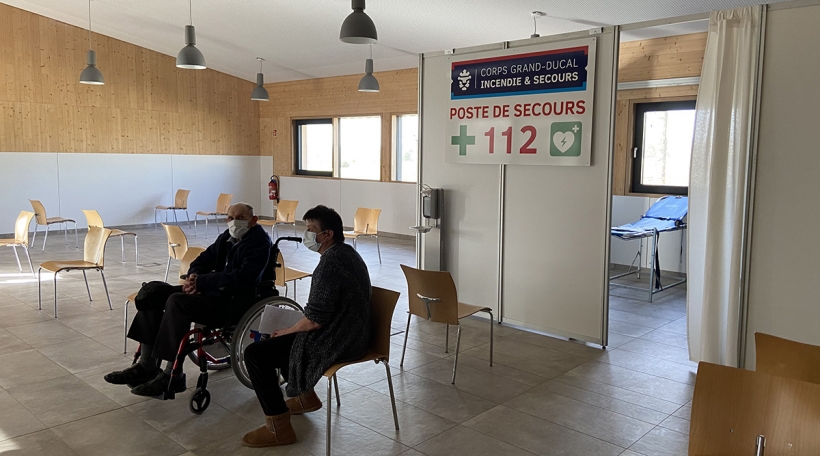 Am Impfzenter zu Munneref.