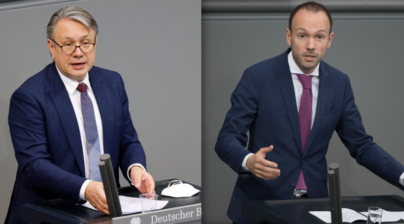 Georg Nüßlein und Nikolas Löbel Georg Nüßlein und Nikolas Löbel