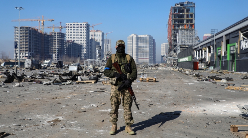 Krich an der Ukrain: Kiew ënner Beschoss