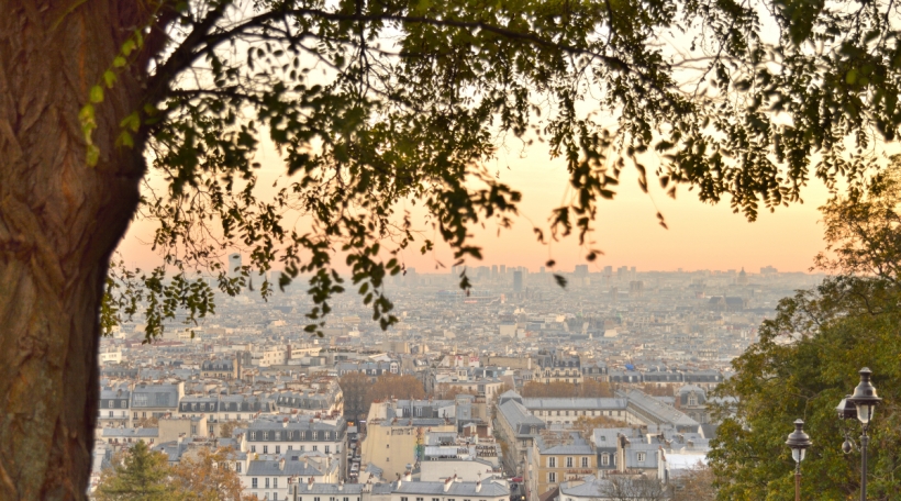 Vue op Paräis vum Montmartre