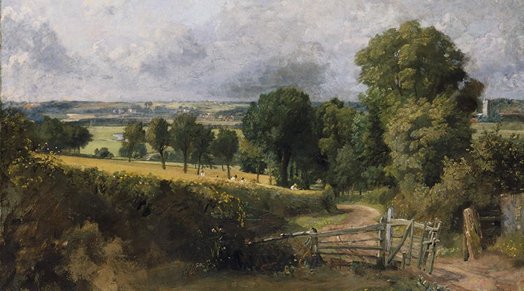Fen Lane, East Bergholt vum John Constable